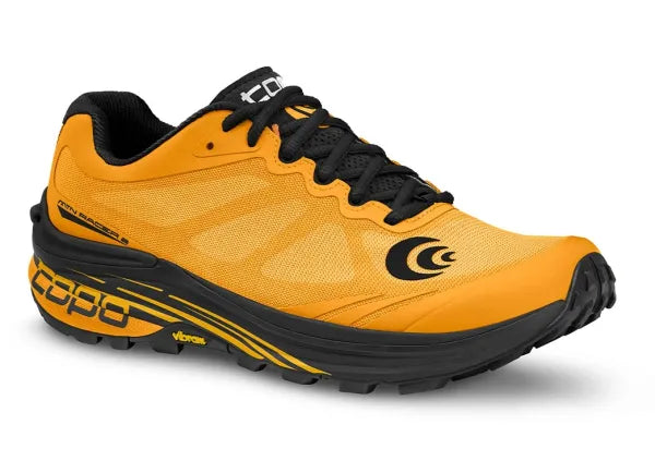 Topo Athletic Men's MTN Racer 2 Trail Running Shoes Size 12 US Mango/Black - ScoutTech Outfitters