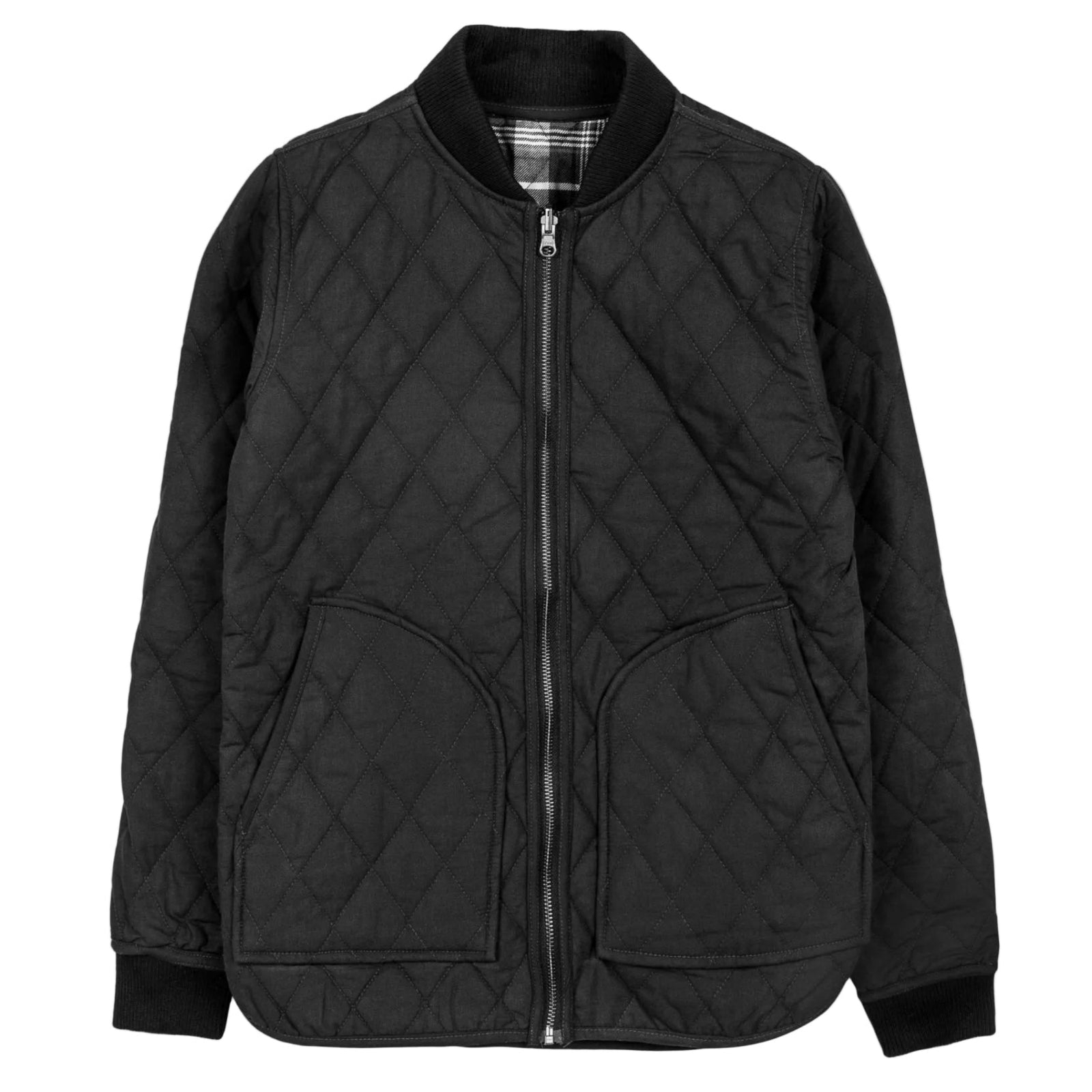 United By Blue Women's Elfreths Reversible Jackets in Solid Black and White and Black Checks Pattern | ScoutTech Outfitters Mississauga Store