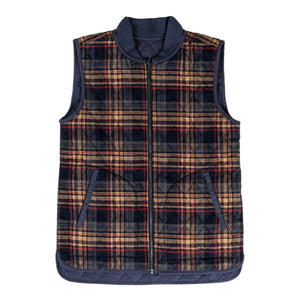 United By Blue Women's Meadowcroft Reversible Primaloft Insulated Vests Multicolour Plaid Pattern Side Size XS | ScoutTech Outfitters Mississauga Store