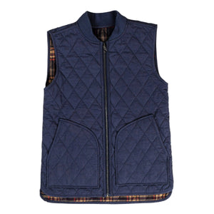 United By Blue Women's Meadowcroft Reversible Primaloft Insulated Vests Navy Blue Side Size XS | ScoutTech Outfitters Mississauga Store
