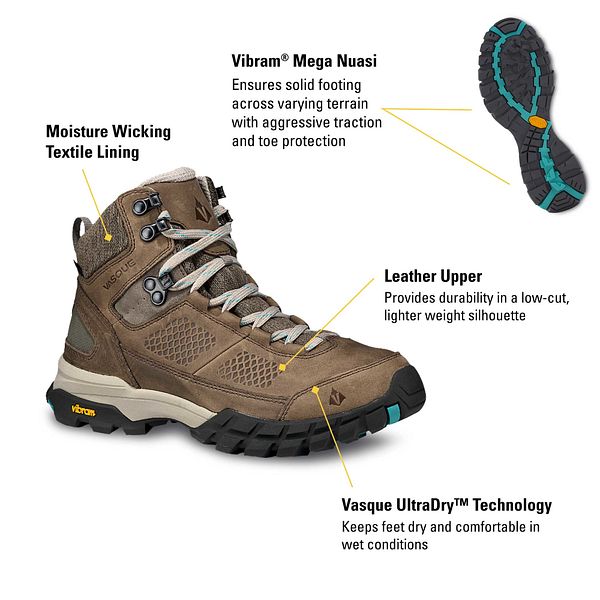 Vasque Talus AT Ultradry Hiking Boots - Women's | MEC
