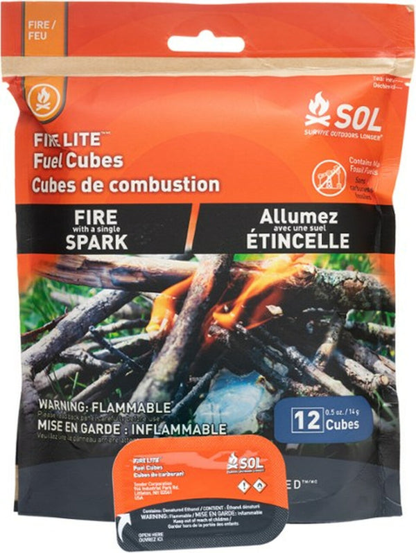 Solus Fire Cube SOL Fire Lite Fuel Cubes | ScoutTech Outfitters