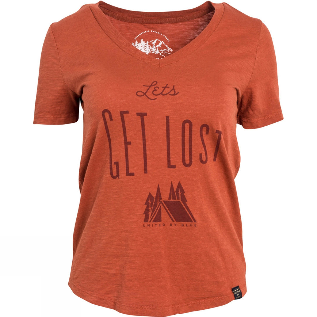 United By Blue Womens Let's Get Lost Organic Cotton T-Shirts - ScoutTech