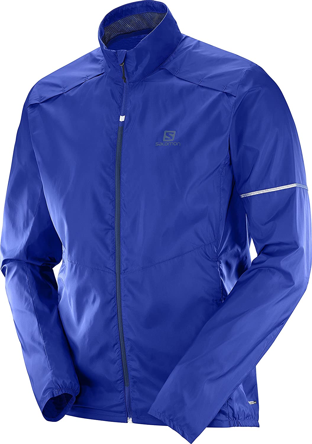 Salomon Mens Agile Wind Jacket Running Windbreaker - ScoutTech