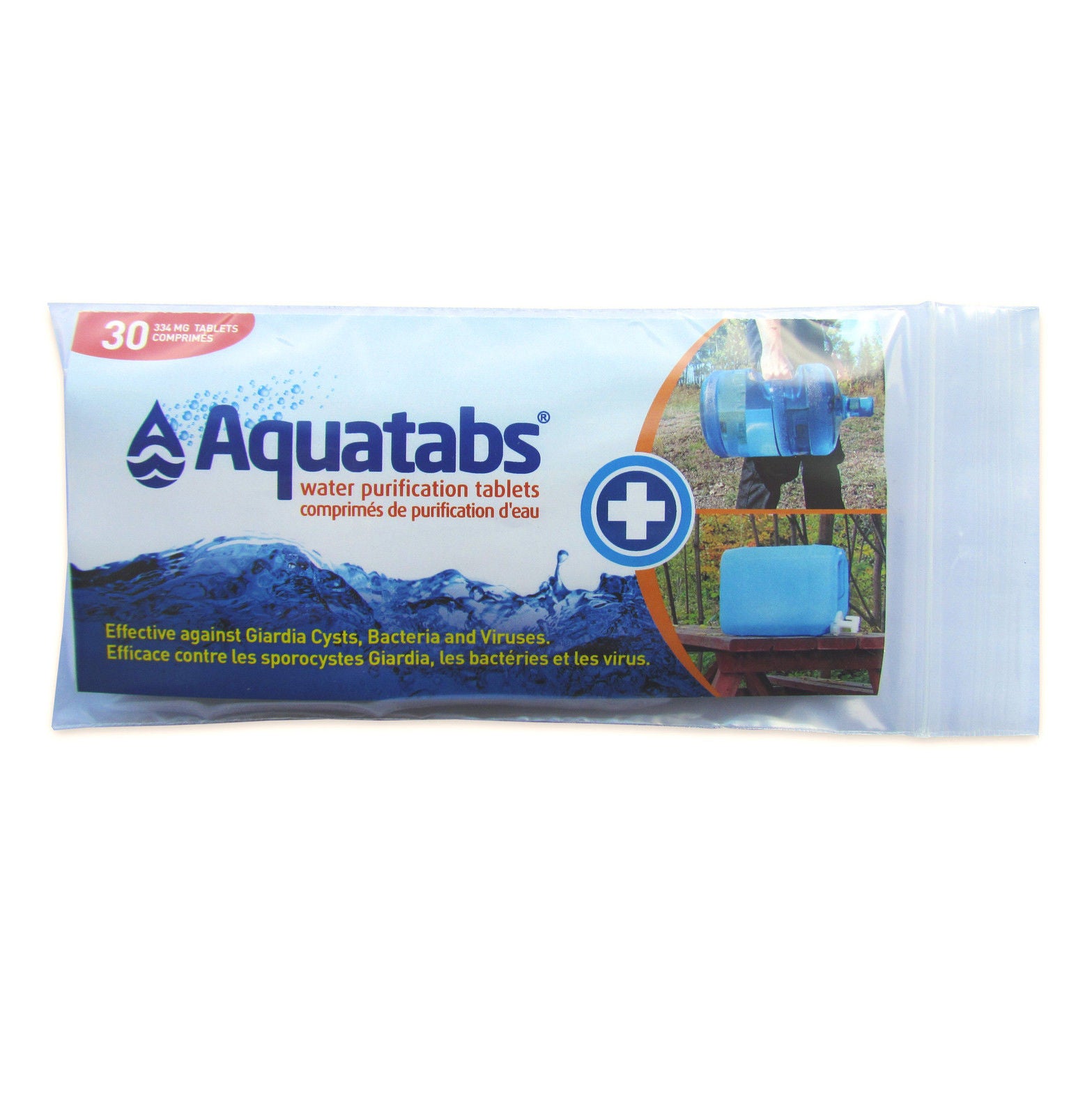 AquaTabs Water Purification Tablets 30 x 20 Litre - Made in Ireland - ScoutTech