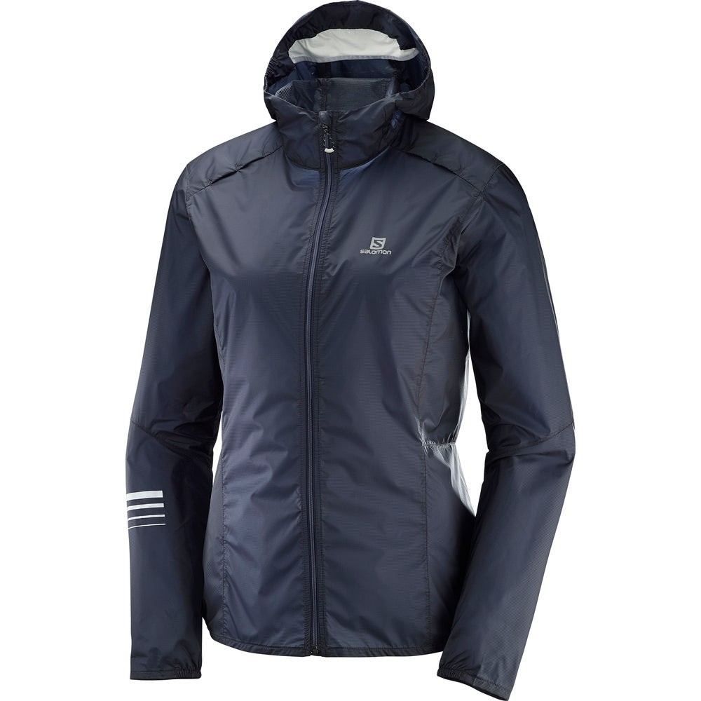 Salomon Womens Lightning Wind Hoodie Running Jackets - ScoutTech