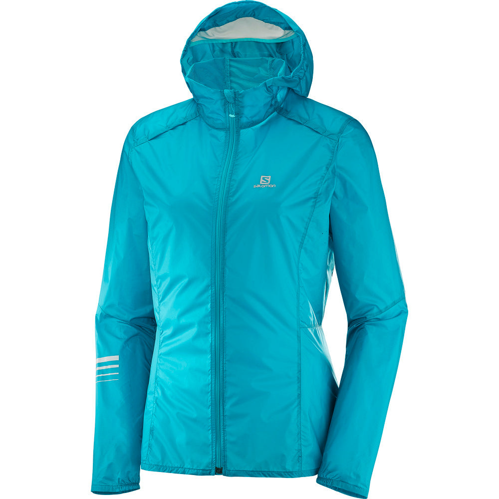 Salomon Womens Lightning Wind Hoodie Running Jackets - ScoutTech