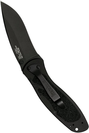 Kershaw Blur Black 1670BLK EDC Folding Pocket Knife - Made in USA