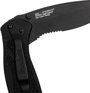 Kershaw Blur Serrated Glass Breaker Folding Pocket Knife USA Made