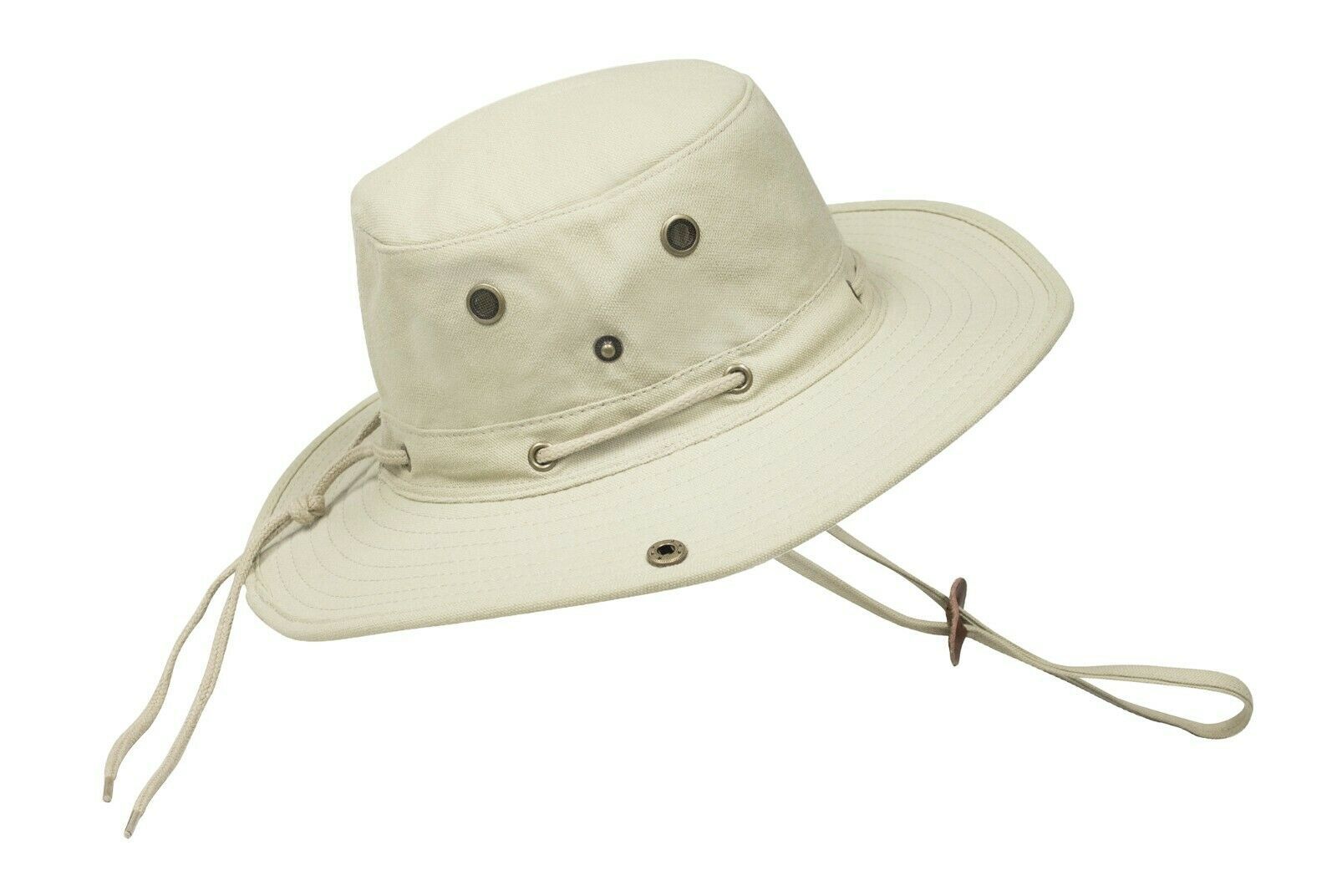 Misty Mountain Canvas Bosun Sun Hats with Snap Sides & Floating Brim - ScoutTech