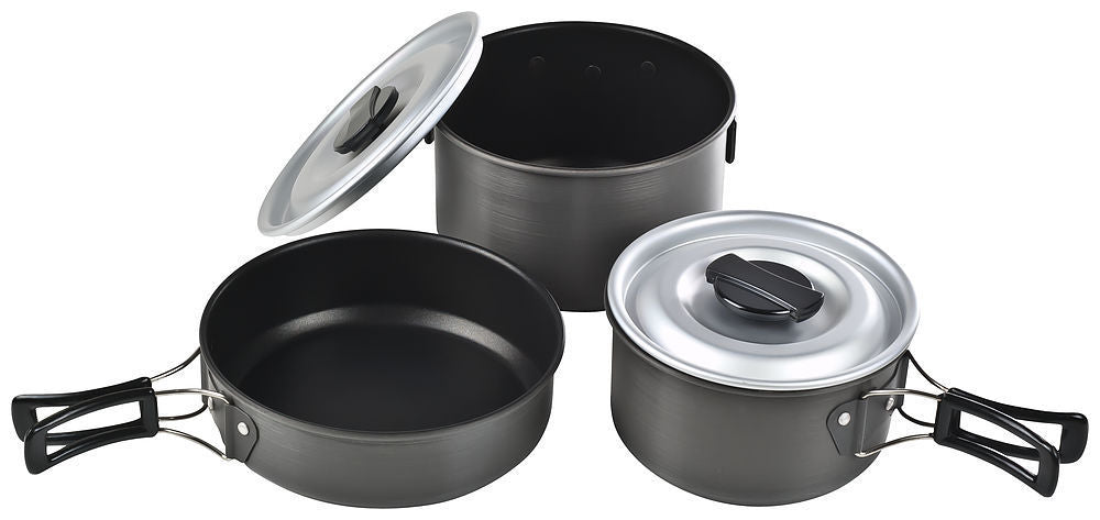 Chinook Ridge Hard Anodized Non-stick Cooksets Large - ScoutTech
