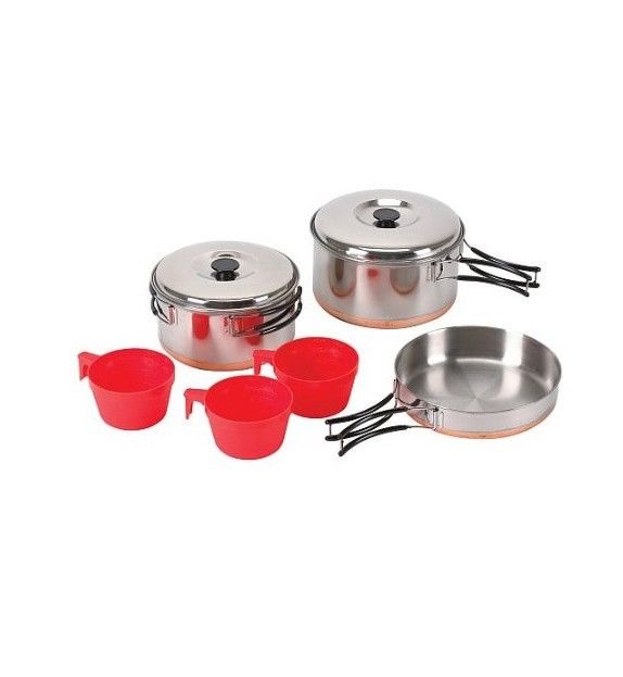 Chinook Ridgeline Stainless Steel Trio Cooksets - ScoutTech