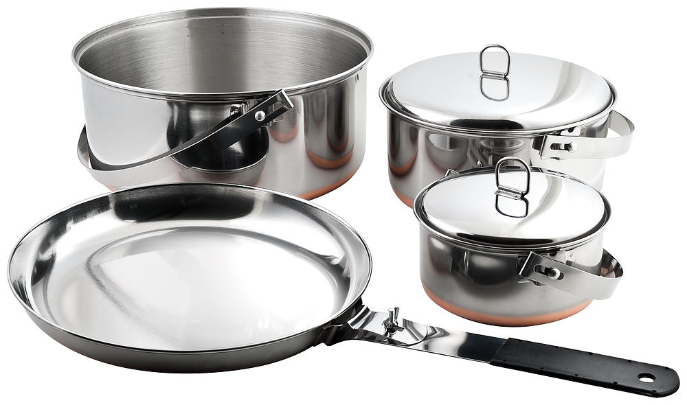 Chinook Ridgeline Stainless Steel Camp Cooksets - ScoutTech