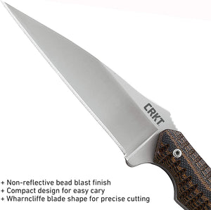 CRKT S.P.E.W. EDC Fixed Blade Knife with Sheath