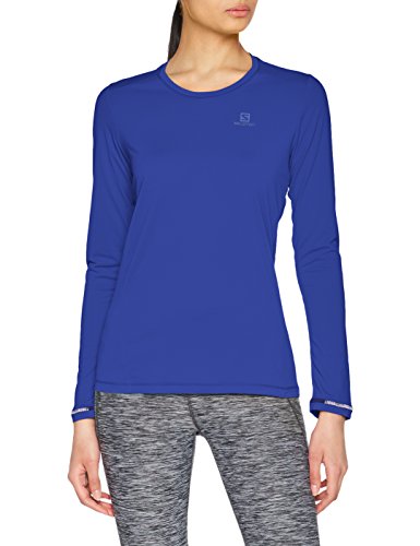 Salomon Womens Agile Long Sleeve Running Shirts - ScoutTech