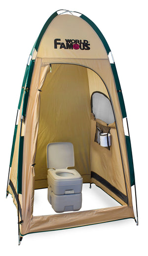 World Famous Porta-Privy Privacy Bathroom Tent Shelter