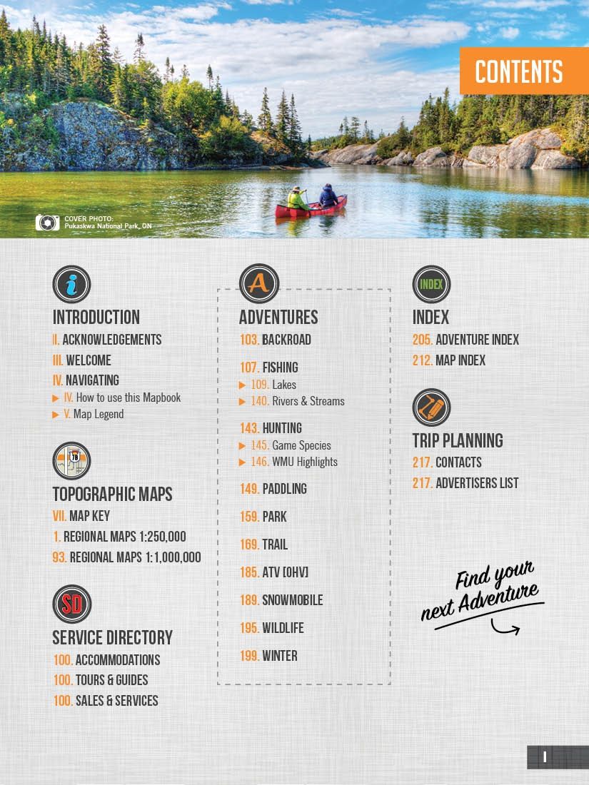 Backroad Mapbooks  Northeastern Ontario - Spiral Book 5th Edition - ScoutTech Outfitters