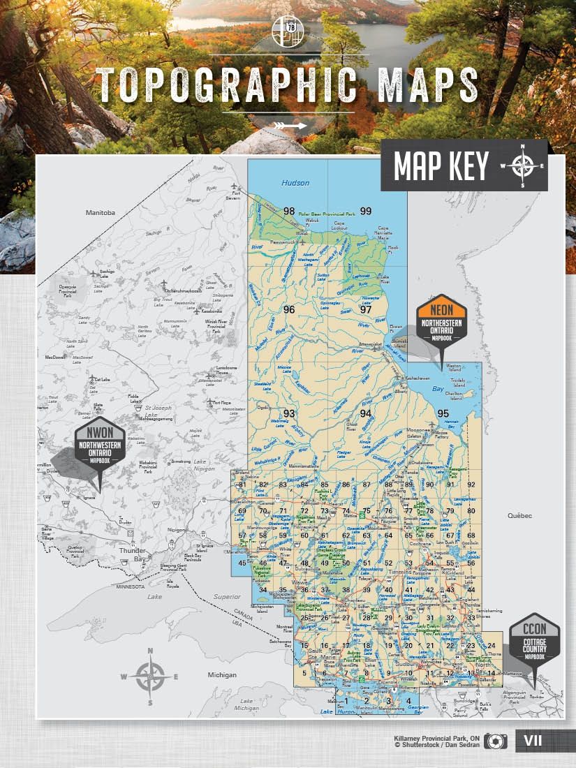 Backroad Mapbooks  Northeastern Ontario - Spiral Book 5th Edition - ScoutTech Outfitters