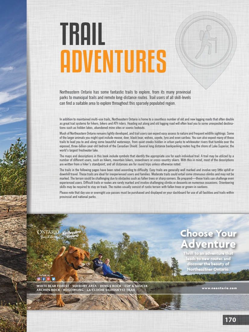 Backroad Mapbooks  Northeastern Ontario - Spiral Book 5th Edition - ScoutTech Outfitters