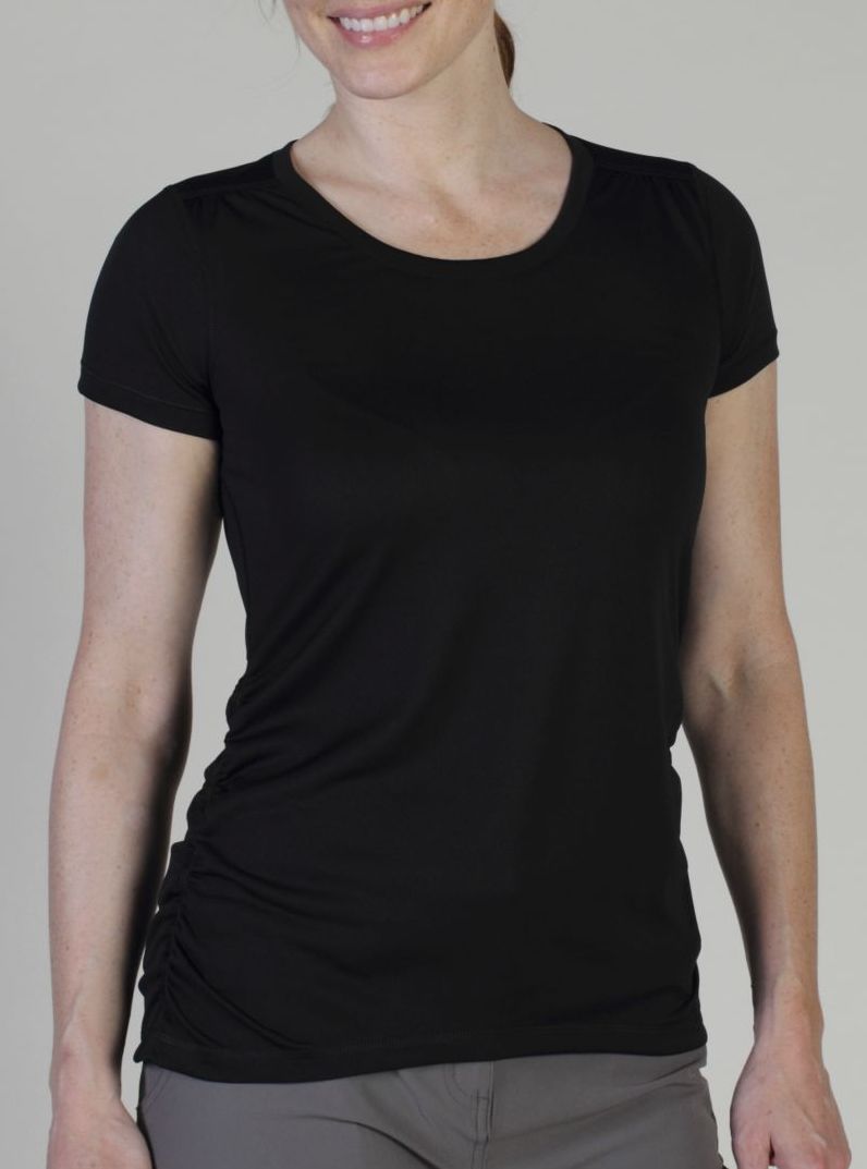 Exofficio Womens Micria Cap Short Sleeve Athletic Shirts - ScoutTech