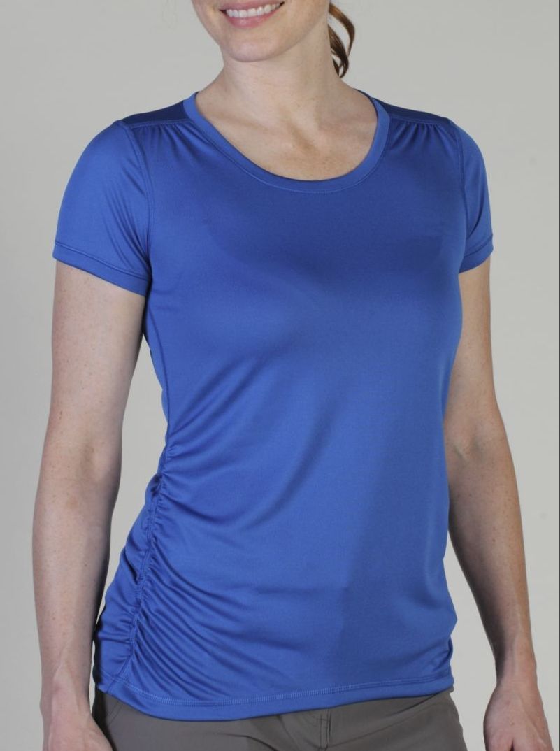 Exofficio Womens Micria Cap Short Sleeve Athletic Shirts - ScoutTech