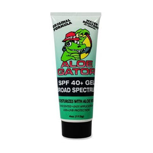 Aloe Gator SPF 40+ Gel sunscreen, broad spectrum, 4oz