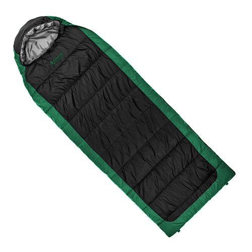 Chinook Everest Comfort II Sleeping Bag Black/Green -10°C / 14°F - ScoutTech