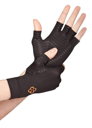 Copper 88 Half Finger Compression Gloves CLEARANCE XL