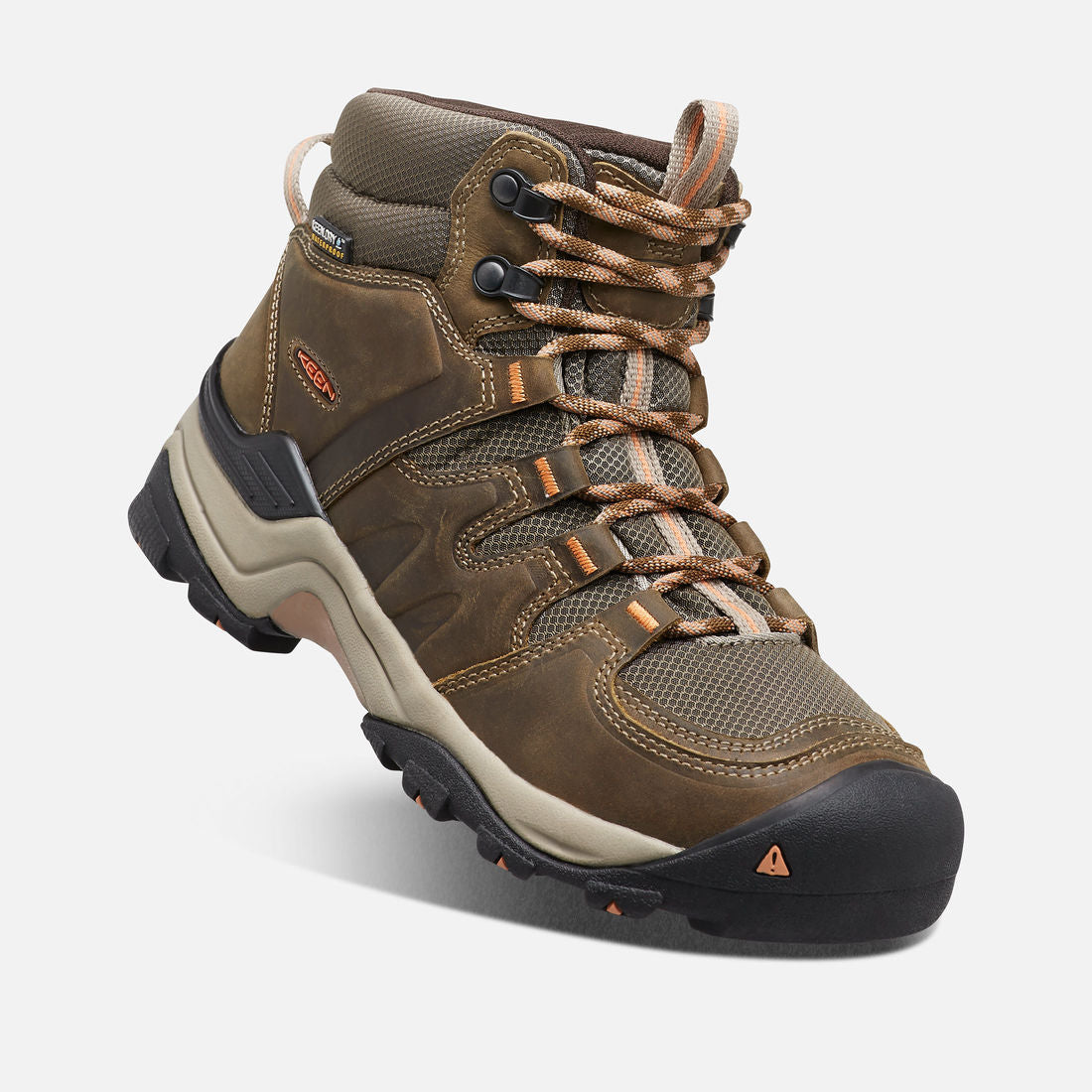 Keen Womens Gypsum II Mid Waterproof Leather Hiking Boots - ScoutTech