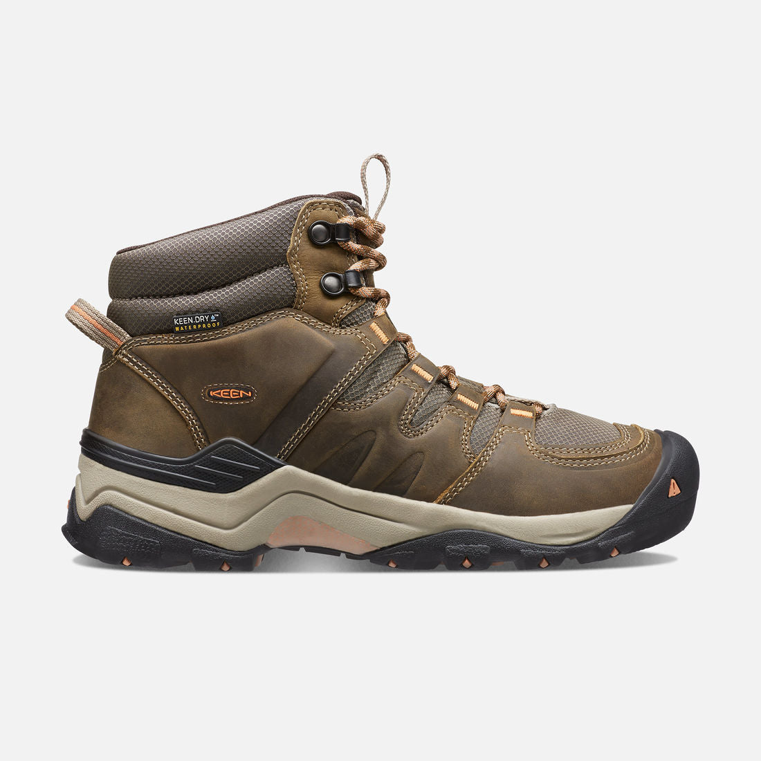 Keen Womens Gypsum II Mid Waterproof Leather Hiking Boots - ScoutTech