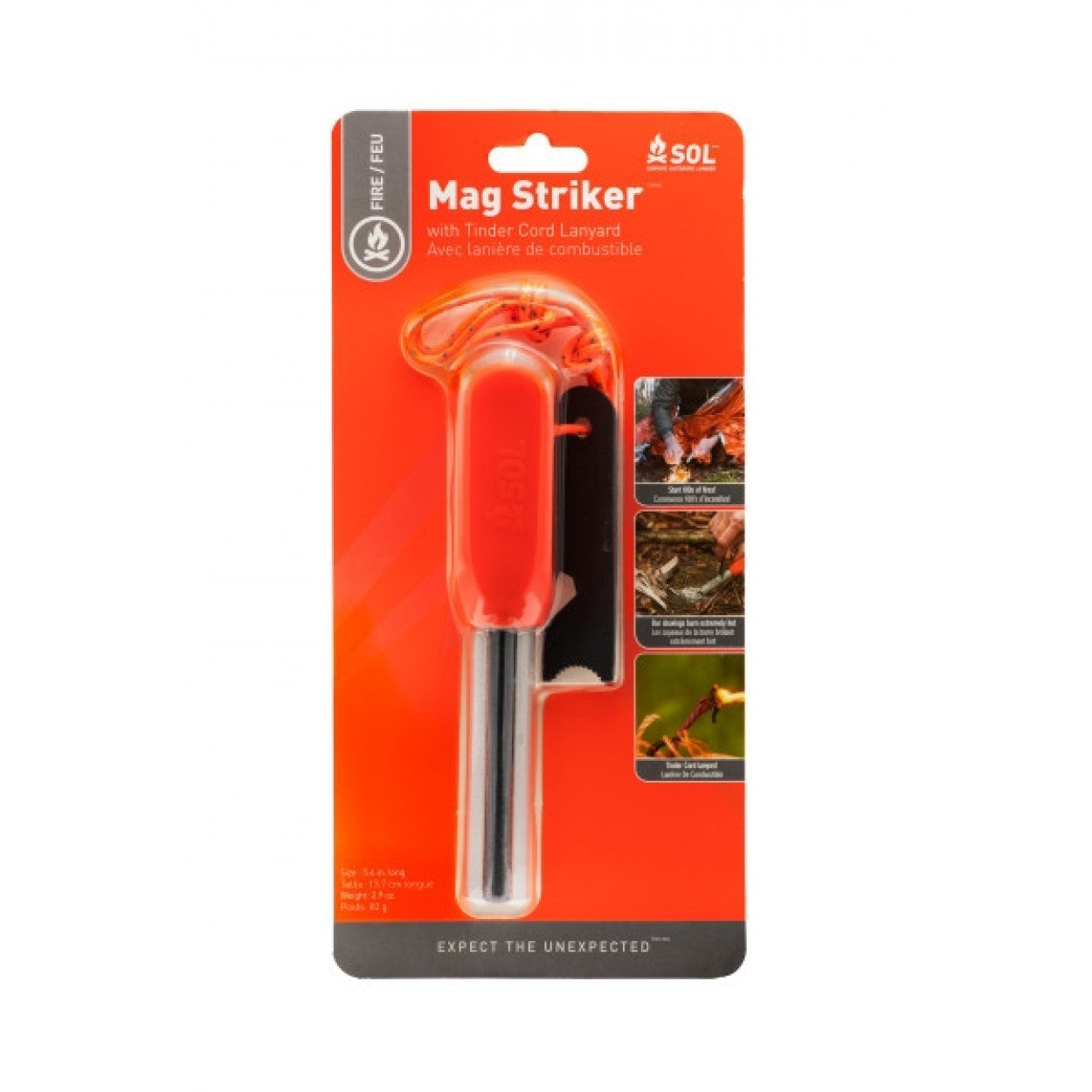 Survive Outdoor Longer - Mag Striker with Tinder Cord - ScoutTech Outfitters