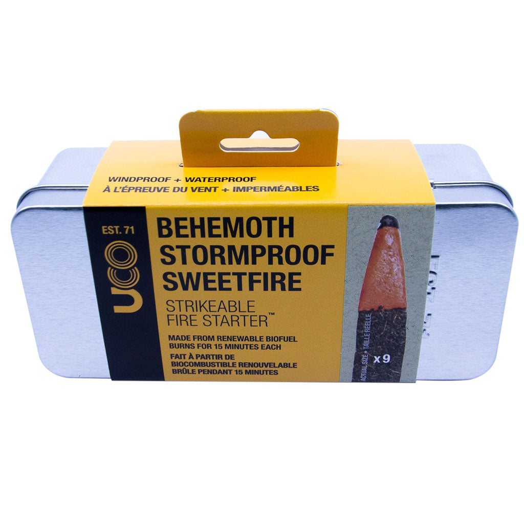 UCO Stormproof Behemoth Strikable Fire Starter 9PK - ScoutTech Outfitters