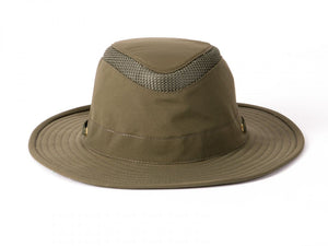 Tilley LTM6 Airflo Hat - Natural/Green Color - CLEARANCE Size 7-5/8