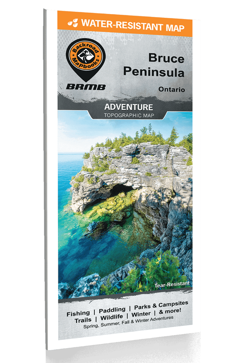 Backroad Mapbooks Bruce Peninsula Tear-Resistant Topographic Map - ScoutTech Outfitters