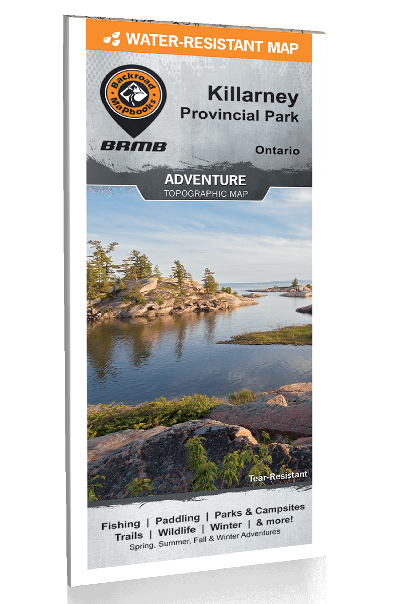 Backroad Mapbooks Killarney Tear-Resistant Topographic Map - ScoutTech Outfitters