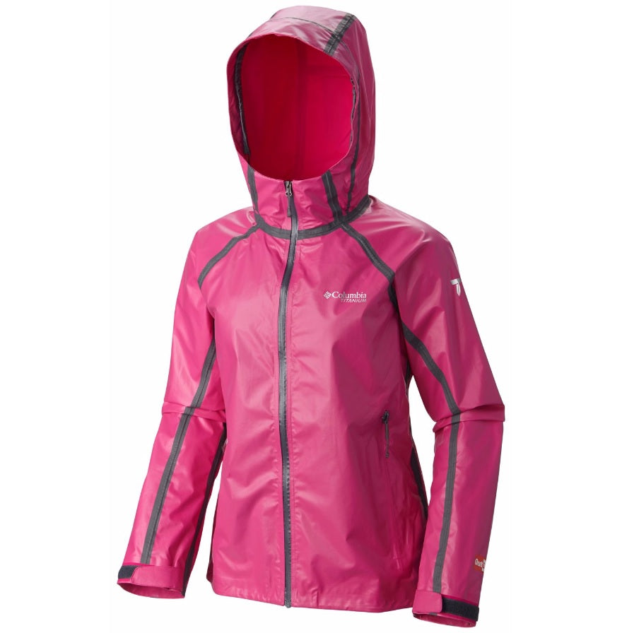 Columbia Womens Titanium Outdry Gold Tech Rain Jackets - ScoutTech