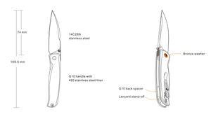 Ruike P661-B EDC Folding Knife