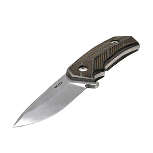 Woox Rock 62 Fixed Blade Knife Micarta Engraved