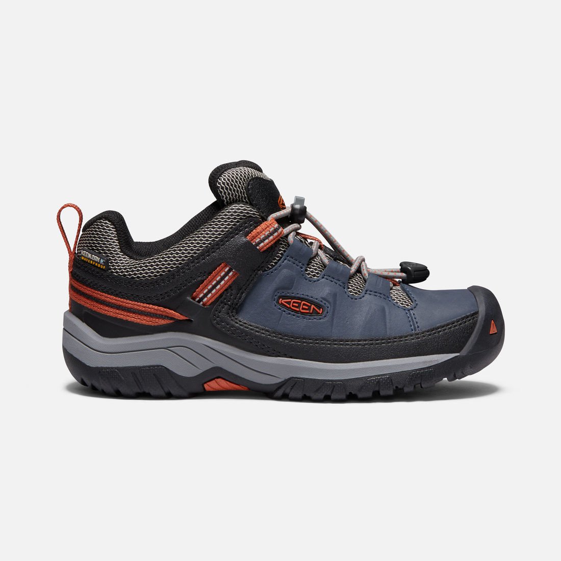 Keen Big Kids Targhee Low Waterproof Hiking Shoes - ScoutTech