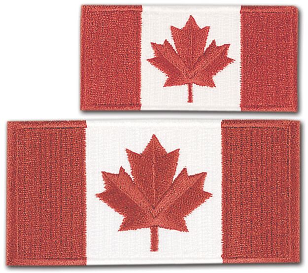North 49 Canadian Flag Sew on Crests - ScoutTech