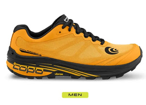 Topo Athletic Men's MTN Racer 2 Trail Running Shoes Size 12 US Mango/Black - ScoutTech Outfitters