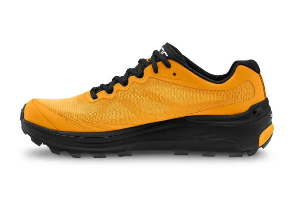 Topo Athletic Men's MTN Racer 2 Trail Running Shoes Size 12 US Mango/Black - ScoutTech Outfitters