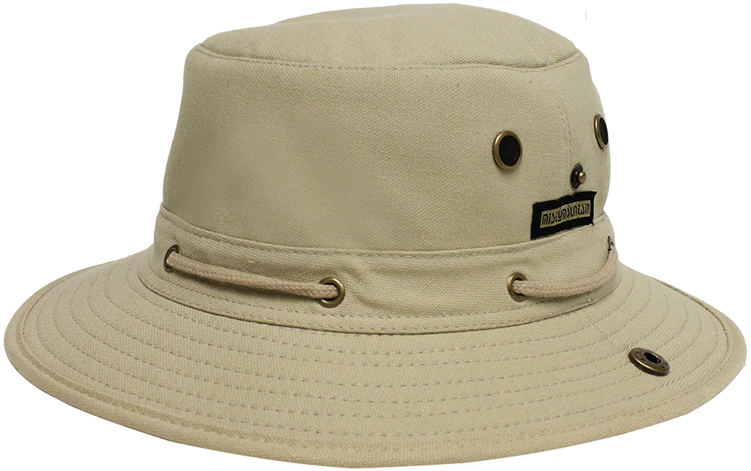 Misty Mountain Cotton Canvas Skipper Sun Hats - ScoutTech
