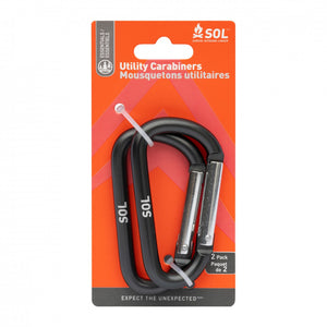 Survive Outdoors Longer - Utility Carabiners 8 cm 2 Pack