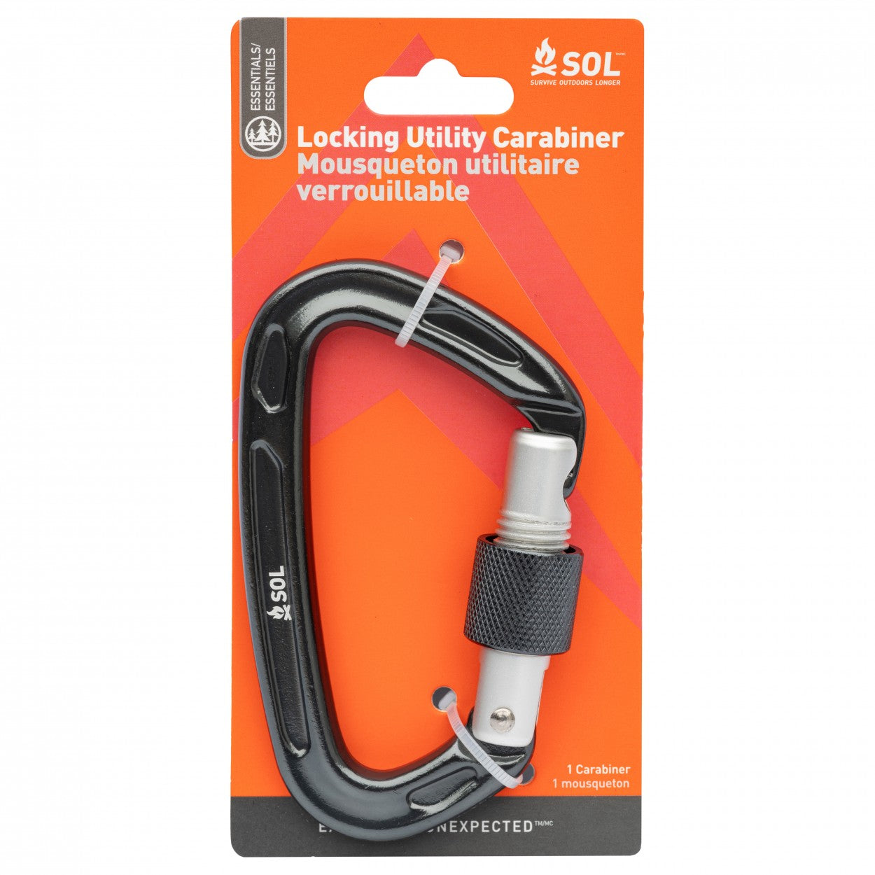 Survive Outdoors Longer - LockingUtility Carabiners 10 cm - ScoutTech Outfitters
