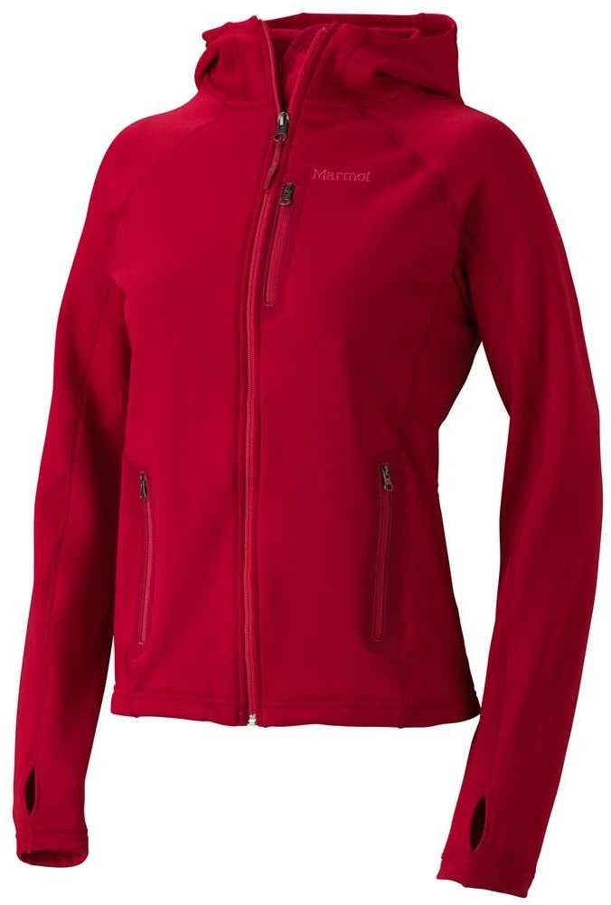 Marmot Womens Stretch Fleece Hoody Jacket - ScoutTech