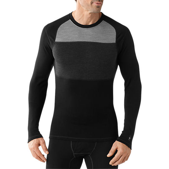 Smartwool Men's NTS Mid 250 Color Block Crew Tops Small - ScoutTech