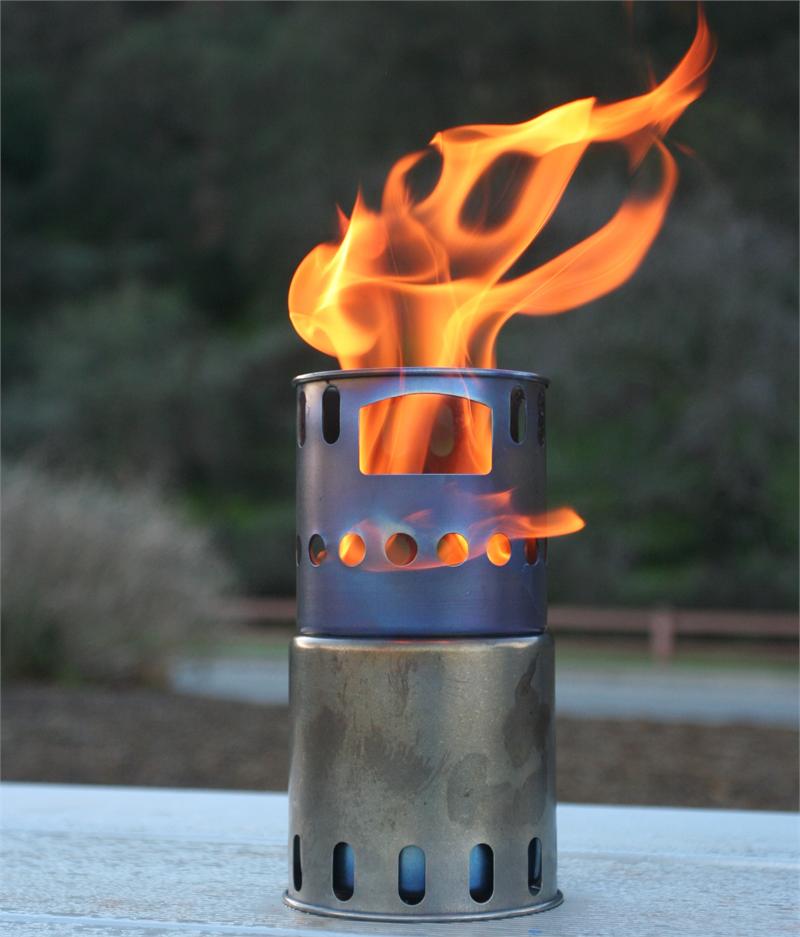 TOAKS TITANIUM BACKPACKING WOOD BURNING STOVE - ScoutTech