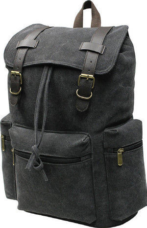 World Famous Sahara Canvas Daypack Laptop Compartment CLEARANCE