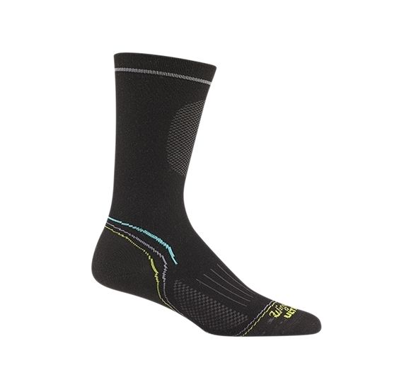 Wigwam Women’s Tech Pro Crew Socks, Lightweight, Black, M - ScoutTech